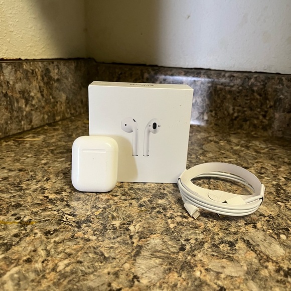 White Airpods 2nd Generation